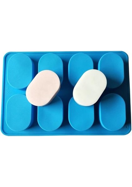 6 Kavite Oval Silikon Sabun Kalıp Dıy El Yapımı Zanaat Sabun Yapımı Kek Araçları Kalıplar Gıda Sınıf Silikon Çikolata Formu | Sabun Kalıpları (Yurt Dışından)