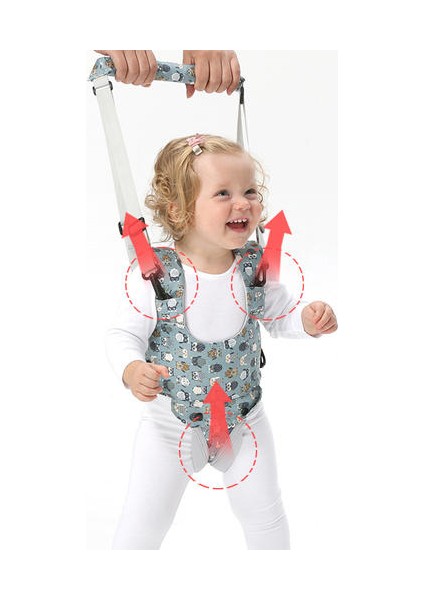 Bebek Yürüteç Toddler Koşum Yardımcısı Sırt Çantası Kirpeti Çocuklar Çocuklar Için Kayış Öğrenme Yürüyüş Bebek Kemer Çocuk Güvenliği Reins Yeni | Harnesses ve Amp;tasmalar (Mavi) (Yurt Dışından)