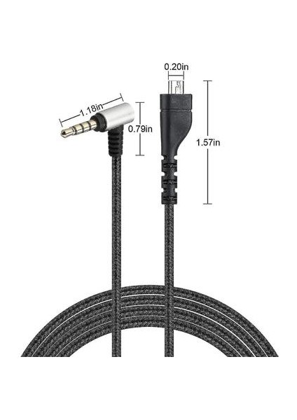 Steelseries Arctis 3, 5, 7 Pro Oyun Kulaklığı Için Yedek Ses Kablosu (Yurt Dışından)