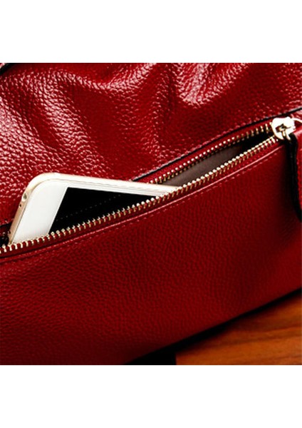 Bayanlar Omuz Çantası, Pu Deri Büyük Kapasiteli Yastık Çapraz Bag (Yurt Dışından)