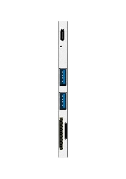 USB C Hub Çift Tip C Adaptörü Dock USB Pd Şarj Sd / Tf Yuvası Için MacBook Pro 13 15 Air Mi Pro (Yurt Dışından)