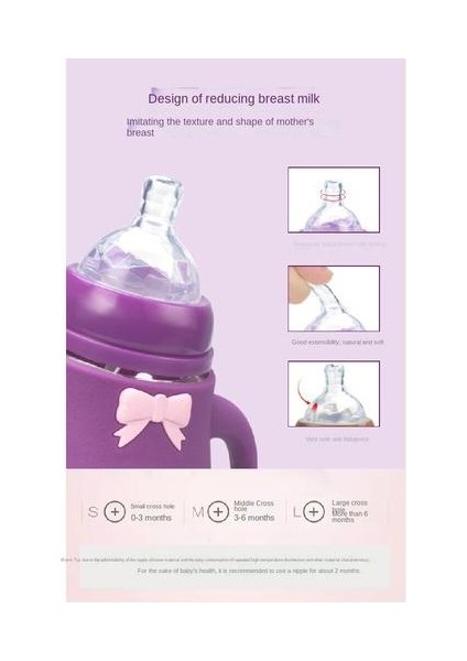 260ML Besleme Şişesi, Bebek Silikon Geniş Ağız Için Maymun Şekli Anti-Fall Cam Besleme Şişesi (Yurt Dışından) fırsatları