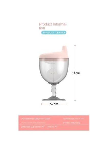 150ML Bebek Plastik Kadeh, Çocuklar Için Uygun, Meyve Suyu Sütü Öğrenme Için Uygun Içme Damla Geçirmez Kadeh (Yurt Dışından)