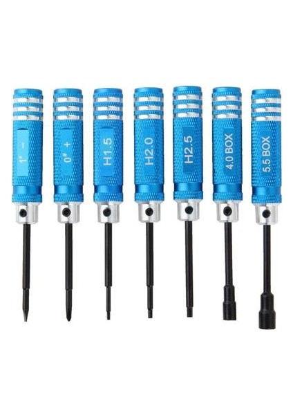 7 Adet Hex Vida Sürücü Aracı Kiti Rc Helikopter Düzlem Verici Araba Siyah Için (Yurt Dışından)
