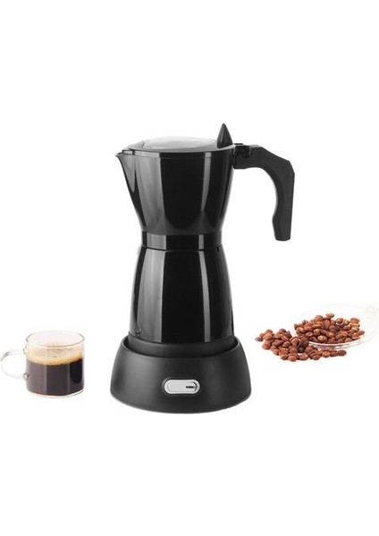 Dayanıklı Elektrikli Moka Pot, Büyük Kapasiteli Elektrikli Kahve Makinesi, Ev Için Kahve Aksesuarı 220 V Ab Tak Kafe 300ML | Kahve Tencereler (Yurt Dışından) modelleri