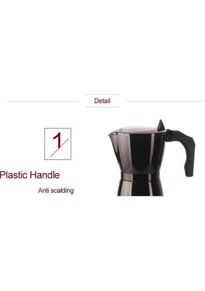 Dayanıklı Elektrikli Moka Pot, Büyük Kapasiteli Elektrikli Kahve Makinesi, Ev Için Kahve Aksesuarı 220 V Ab Tak Kafe 300ML | Kahve Tencereler (Yurt Dışından) fırsatları