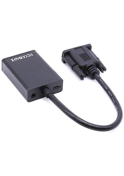 VGA Analog - HDMI Dijital Ses Video Adaptör Kablosu (Yurt Dışından)