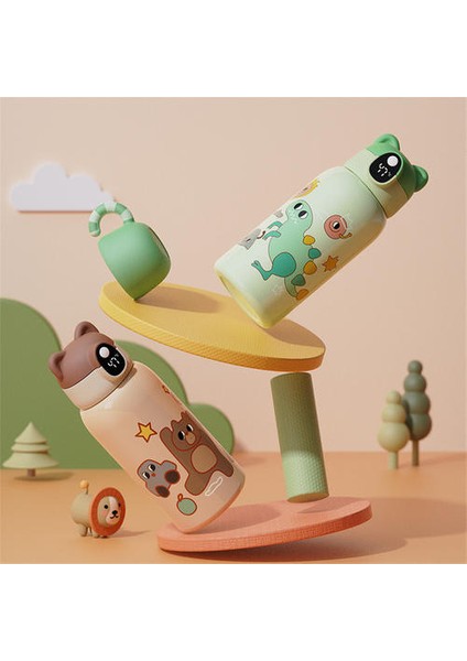 550ML Akıllı Termos Termos Kupası Samanlı Karikatür Desenli Çocuklar Için 316 Paslanmaz Çelik Öğrenci Hediyesi Termos Kupası Için Uygun (Yurt Dışından) fırsatları