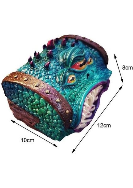Mimik Sandık Kutusu Zindanlar ve Ejderhalar Rpg Zar Kutusu Mücevher Saklama Kutusu Ev Dekor (Yurt Dışından)