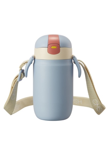 280ML/360ML Termos Kupası, Samanı Olan Çocuklar Için Uygun Bir Kayış Termos Kabı Taşıma (Yurt Dışından)