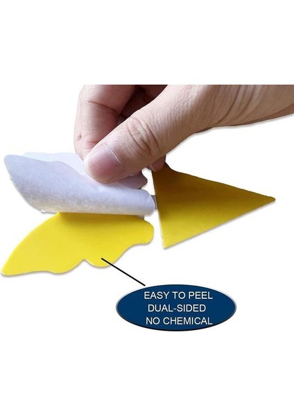 50 Pack Sticky Traps For Indoor/outdoor Use, Gnat Trap For Flying Plant Insect Such As Fungus Gnats, Whiteflies, Aphids, Leafminers - Disposable Glue (Yurt Dışından)
