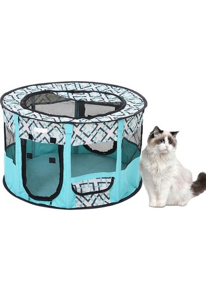 Katlanabilir Pet Kedi Köpek Çadır Doğum Odası Mavi/yeşil/gri Kapalı Kedi Damızlık Çadır Köpek Kafesi (Yurt Dışından)