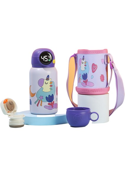 Erkekler ve Kızlar Için 500ML Akıllı Termos Kupası 316 Pasalı Paslanmaz Çelik Termos Kupası (Yurt Dışından)