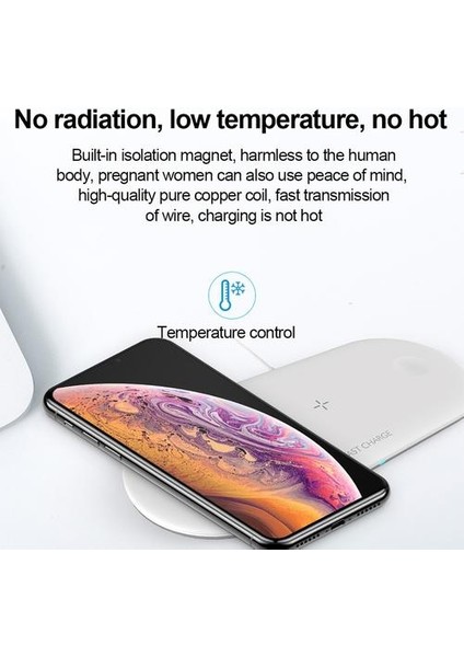 3 In 1 Hızlı Kablosuz Şarj Pad Qi Kablosuz Şarj Tutucu Apple Izle 5 4 3 2 1 Cep Telefonları Için Hızlı Şarj Cihazı | Cep Telefonu Şarj Cihazları (Yurt Dışından)