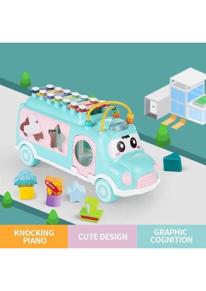Bebek Müzik Otobüs Oyuncakları Sıralama Yuvalama Istifleme Oyuncaklar Çocuk Için Renk Şekli Bilişsel Eğitim Vurma Enstrüman Oyuncak | Diecasts & Amp;oyuncak Araçlar (Yurt Dışından) fiyatları