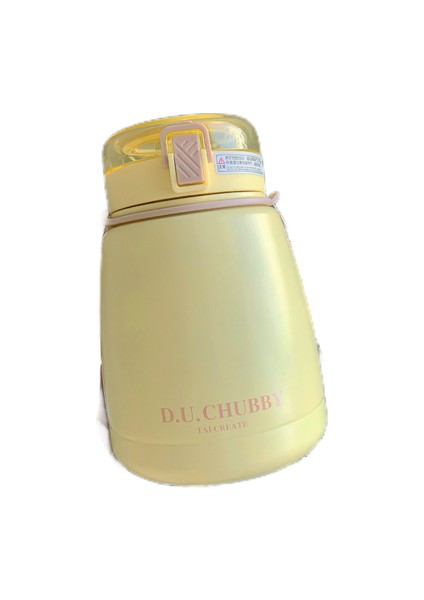 1l Termos Kupası, 304 Paslanmaz Çelik Çocuklar Için Uygun Sızdıran Büyük Kapasiteli Termos Kupası Samanlı (Yurt Dışından)