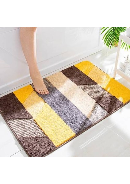 Ev Banyo Emici Zemin Paspasları, Banyo Giriş Yatak Odası Ayak Pasları Tuvalet Halı (Yurt Dışından)