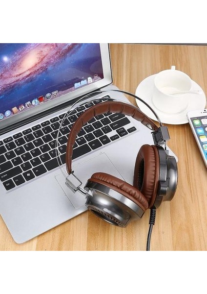 Moda Serin Çelik Serisi Sadakat Hoparlörler Stereo V2 Oyun Pc Işık Kulaklığı (Yurt Dışından) fırsatları