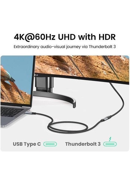 Siyah USB C Uzatma Kablosu Erkek Kadın Tipi C Uzatma Kablosu Thunderbolt 3 Nintendo Anahtarı MacBook Pro Google Piksel 3 2 | Veri Kablosu (Yurt Dışından)