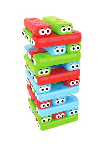 30 Adet Jenga Mini Plastik Klasik Oyun Mini Plastik Yığın Yukarı Pompalama Yapı Taşları Çocuk Oyuncak Domino Eğitici Oyun Çocuk Hediye | Sıralama, Yuvalama ve Amp;istifleme Oyuncaklar (Yurt Dışından)