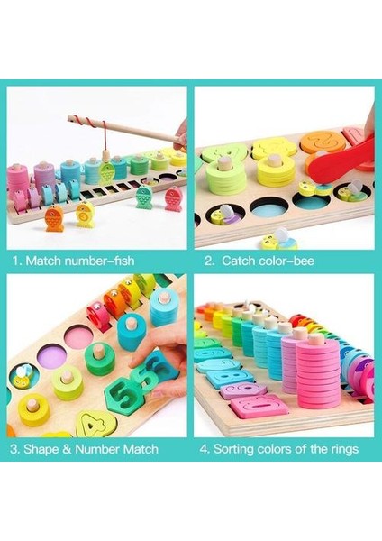Ahşap Numarası Bulmaca Sıralama Montessori Oyuncaklar Toddlers Şekli Sıralayıcı Oyunu Okul Öncesi Eğitim Matematik Istifleme Blok Öğrenme Woo | Istifleme Blokları (Yurt Dışından) indirimleri