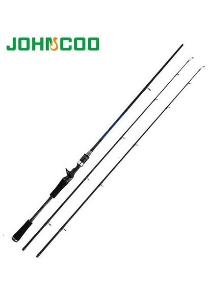 Döküm Iplik Olta 1.8 M Güç Karbon Rod Kutup 2 Bölüm Fiber Baitcasting Olta | Olta (Mavi) (Yurt Dışından) fiyatları