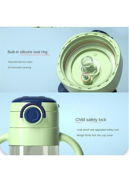 300ML Bebek ve Küçük Çocuk Su Kupası, Bebeğin Çift Amaçlı Zıplayan Head Çocuk Su Kupası Için Uygun Saman (Yurt Dışından) modelleri