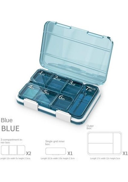 Taşınabilir Ilaç Kutusu, Küçük Ilaç Kutusu, Mini Ilaç Kutusu, Bir Hafta Boyunca Ilaç Kutusu, Haplar ve Tablet Ilaç Kutusu (Yurt Dışından) fiyatları