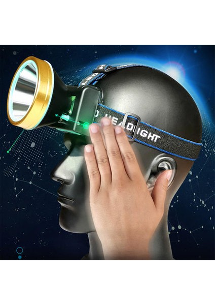 500000LM XHP90.2 LED Far En Güçlü Kafa Lambası USB Şarj Edilebilir Far El Feneri Işık Balıkçılık | Farlar (Yurt Dışından)