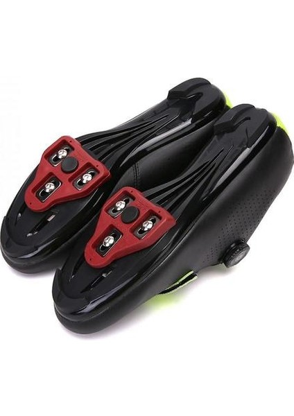 Bisiklete Binme Için Bisiklet Cleats, Spd-Sl Yol Bisikleti Pedalları ile Uyumlu Kapalı & Amp;açık Bisiklet (Kırmızı) (Yurt Dışından)