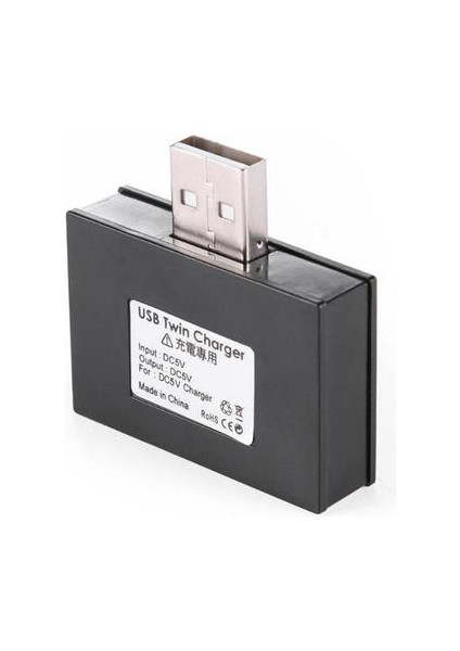 Usb2.0 Erkek Ikiz Şarj Çift 2 Bağlantı Noktası USB Splitter Hub Adaptörü Dönüştürücü Dizüstü Bilgisayar Için USB Kablo Fişi Şarj (Yurt Dışından)