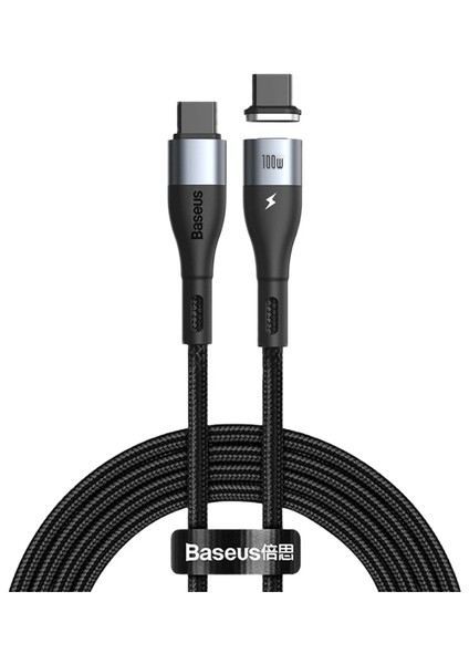 Siyah 100 W Manyetik Şarj Kablosu Hızlı Şarj USB C Için USB Tipi C Kabı Xiaomi Redmi Not Için Hızlı Şarj MacBook iPad Için Hızlı Şarj (Yurt Dışından)