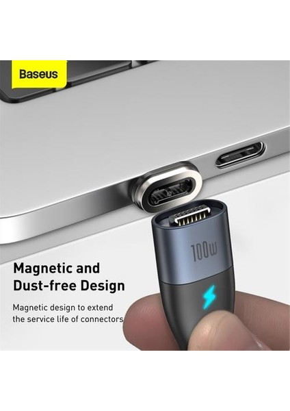 Siyah 100 W Manyetik Şarj Kablosu Hızlı Şarj USB C Için USB Tipi C Kabı Xiaomi Redmi Not Için Hızlı Şarj MacBook iPad Için Hızlı Şarj (Yurt Dışından)