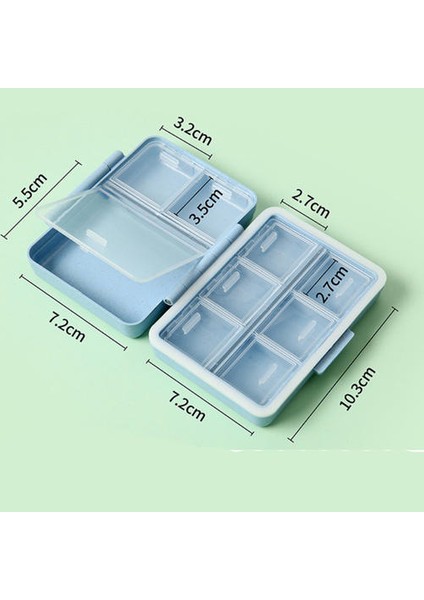 4pcs Taşınabilir Kapalı Mühürlü Nem Korumalı Alt Paketleme Ilaç Kutusu, Taşınabilir Büyük Kapasiteli Ilaç Kutusu, Hap Ayırma Depolama Kutusu (Yurt Dışından)