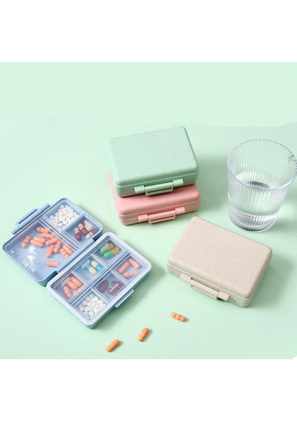 4pcs Taşınabilir Kapalı Mühürlü Nem Korumalı Alt Paketleme Ilaç Kutusu, Taşınabilir Büyük Kapasiteli Ilaç Kutusu, Hap Ayırma Depolama Kutusu (Yurt Dışından)