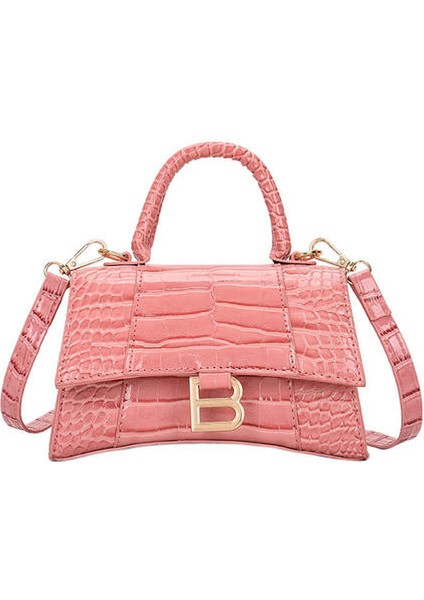 Kadın Crossbody Çantası, Pu Deri Mini Düz Renkli Çanta (Yurt Dışından)
