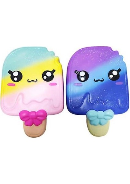 (Yıldızlı Gökyüzü) (28 * 19.5 * 7cm.) Squishes Büyük Boy Dondurma Squishy Yavaş Yükselen Dekompresyon Oyuncakları? Çocuklar Için, Adul (Yurt Dışından)