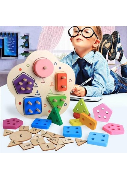 Yuvalama Istifleme Oyuncaklar Ahşap Eğitim Geometrik Kurulu Kesir Bulmaca Sıralama Eşleştirme Oyuncaklar Ahşap Geometrik Bulmaca Oyuncak | Bloklar (Yurt Dışından) modelleri