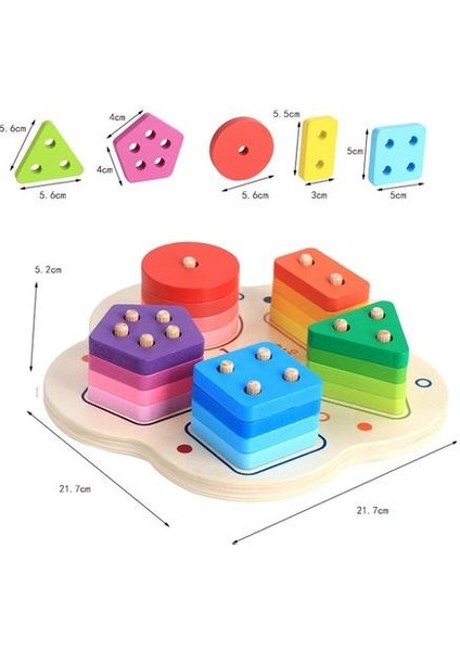 Yuvalama Istifleme Oyuncaklar Ahşap Eğitim Geometrik Kurulu Kesir Bulmaca Sıralama Eşleştirme Oyuncaklar Ahşap Geometrik Bulmaca Oyuncak | Bloklar (Yurt Dışından) fırsatları