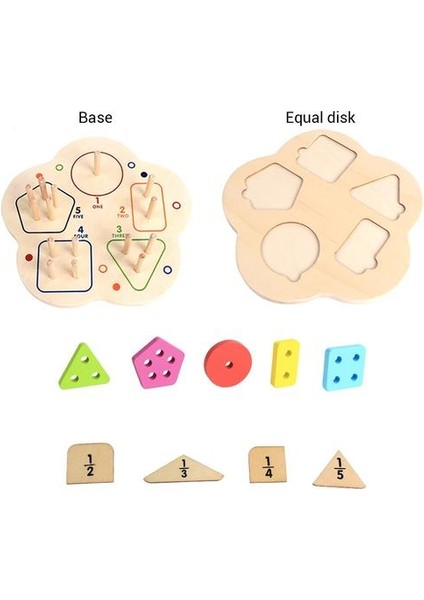 Yuvalama Istifleme Oyuncaklar Ahşap Eğitim Geometrik Kurulu Kesir Bulmaca Sıralama Eşleştirme Oyuncaklar Ahşap Geometrik Bulmaca Oyuncak | Bloklar (Yurt Dışından) indirimleri