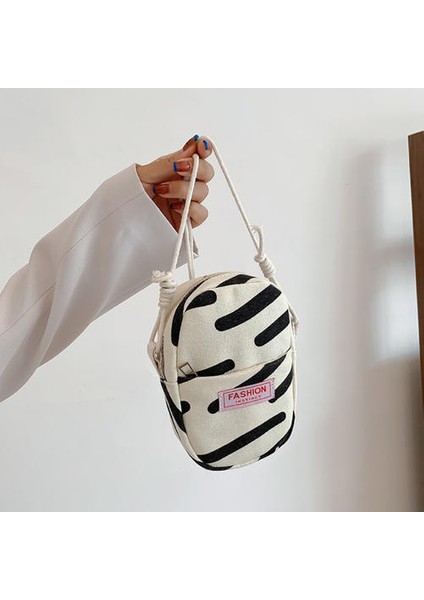 Canvas Inek Dokusu, Bir Omuz Moda Mini Cep Telefonu Çantası ile Küçük Çantalı (Yurt Dışından) fiyatları