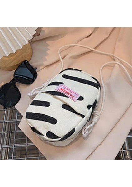 Canvas Inek Dokusu, Bir Omuz Moda Mini Cep Telefonu Çantası ile Küçük Çantalı (Yurt Dışından) fırsatları