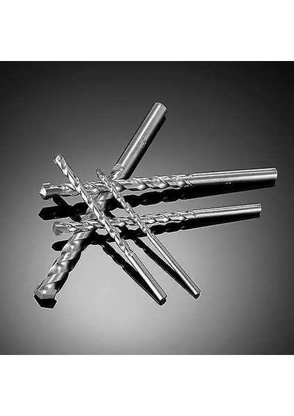 5 Adet 4-10MM Döner Duvar Matkap Uçları Seti Yg8 Galvanizli Matkaplar Yuvarlak Shank Spiral Flüt Sondaj Beton Tuğla Karo Için Flüt (Yurt Dışından)