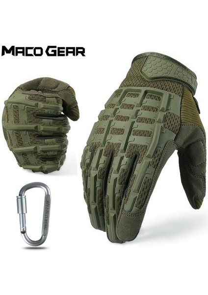 Açık Spor Taktik Eldiven Tam Parmak Uzun Camo Eldiven Ordu Askeri Anti-Atlama Dişli Bisiklete Atış Paintball Erkekler | Hiking Eldiven (Yurt Dışından)