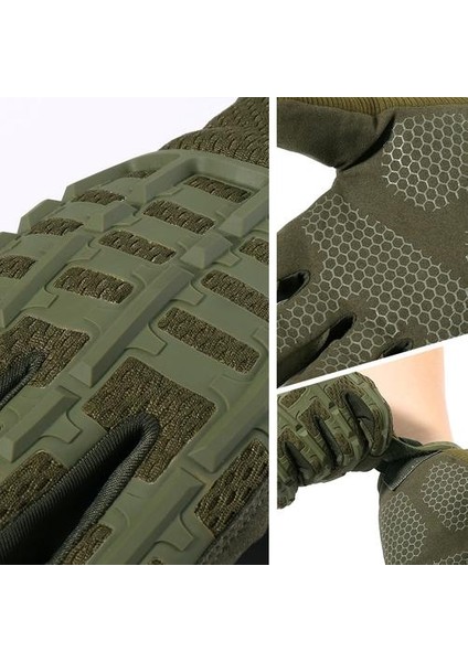 Açık Spor Taktik Eldiven Tam Parmak Uzun Camo Eldiven Ordu Askeri Anti-Atlama Dişli Bisiklete Atış Paintball Erkekler | Hiking Eldiven (Yurt Dışından)
