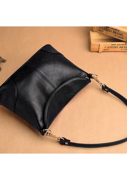 Kadın Moda Messenger Tek Omuzlu Bayanlar Çanta, Orta Yaşlı Anne Yumuşak Deri Küçük Kare Çanta (Yurt Dışından) modelleri