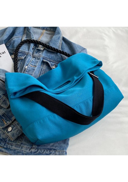 Büyük Kapasiteli Oxford Crossbody Çanta, Niş Tek Omuzlu Alt Koltuk Tote (Yurt Dışından)