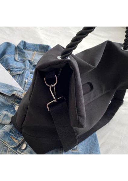 Büyük Kapasiteli Oxford Crossbody Çanta, Niş Tek Omuzlu Alt Koltuk Tote (Yurt Dışından)