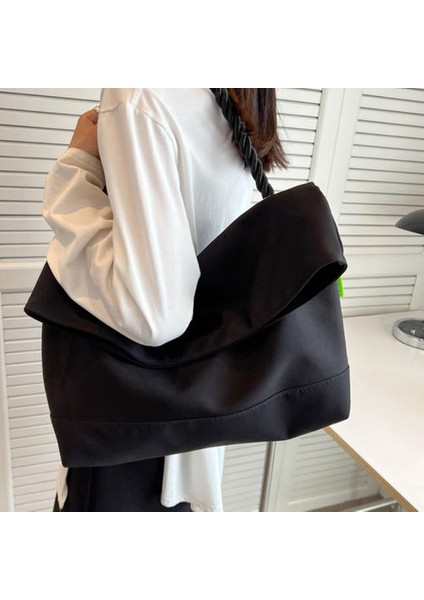 Büyük Kapasiteli Oxford Crossbody Çanta, Niş Tek Omuzlu Alt Koltuk Tote (Yurt Dışından)