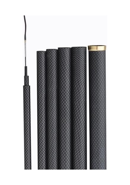 Süper Hafif Sert Yüksek Karbon Fiber Teleskopik Olta El Kutusu 3.6m Tatlısu Sazan Akışı | Olta (Siyah) (Yurt Dışından)
